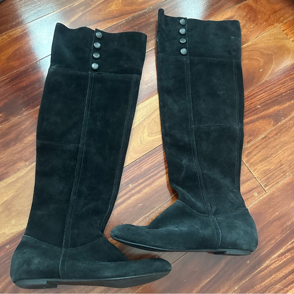 Chinese Laundry 'Tripin' Black Suede Over the Knee Boot Size 8.5